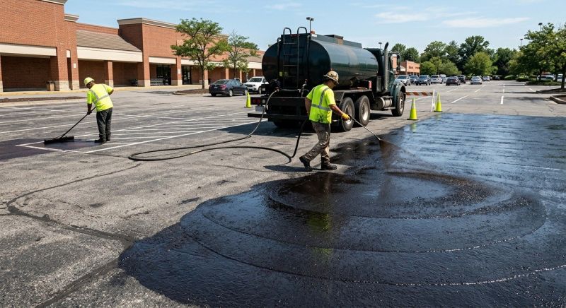 Asphalt Parking Lot Sealing in San Antonio, TX
