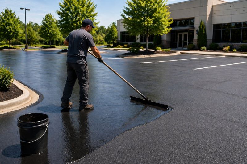 Church Parking Lot Sealcoating in Grand Rapids, MI