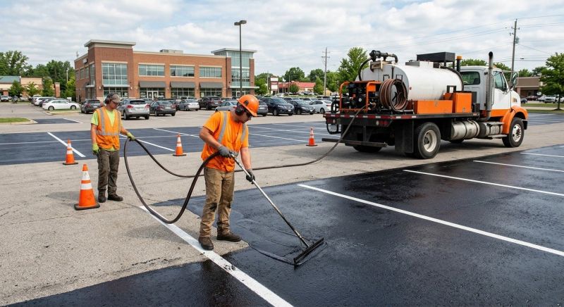 Commercial Parking Lot Sealing in Columbus, OH