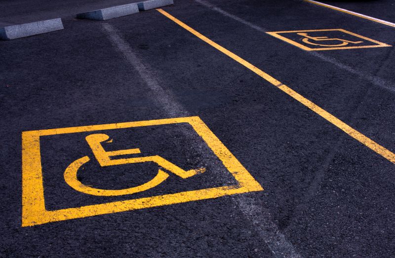 Disability Parking Marking in Suwanee, GA