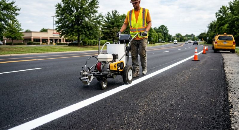 Lane Marking Service in Roswell, GA