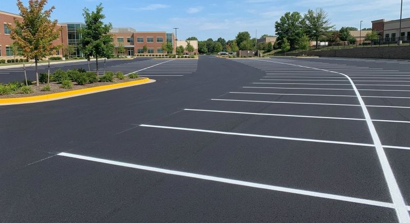 Parking Area Striping in Roswell, GA