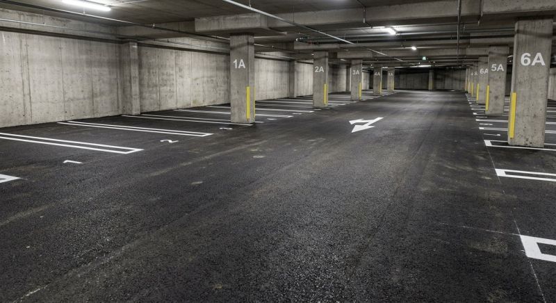 Parking Garage Striping in Alpharetta, GA