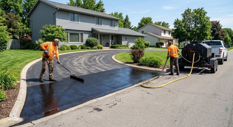 Residential Driveway Sealcoating in Greenville, SC