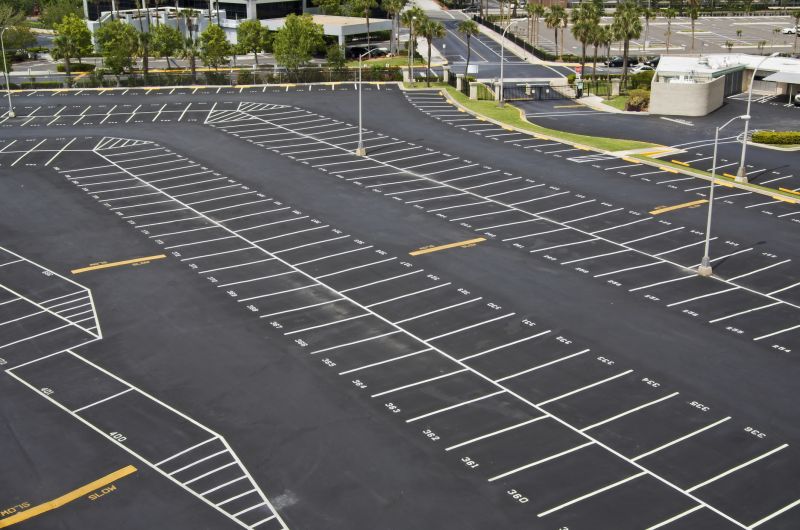 Asphalt Striping in Roswell, GA