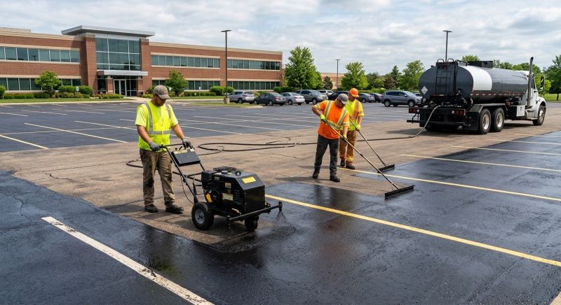 Commercial Asphalt Sealing in San Antonio, TX