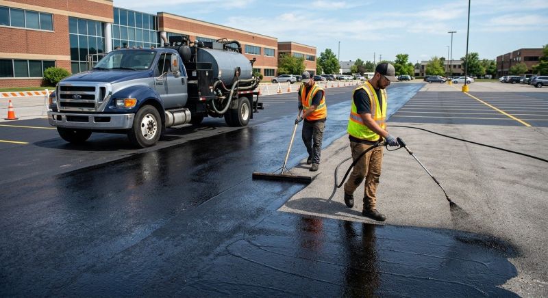 Commercial Parking Lot Sealing in Columbus, OH